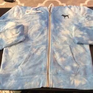 XS PINK ZIP-UP HOODIE